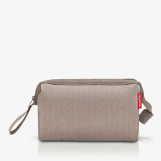 Reisenthel Travelcosmetic Herringbone Moka Toiletry Bag