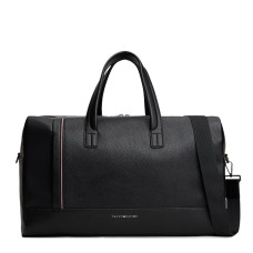 Tommy Hilfiger Th Central Grainy Effect Duffle Bag Black