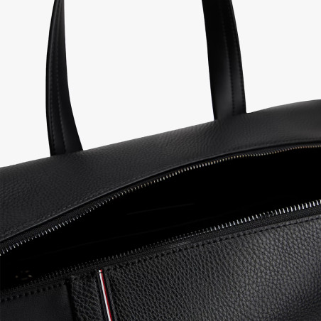Tommy Hilfiger Th Central Grainy Effect Duffle Bag Black