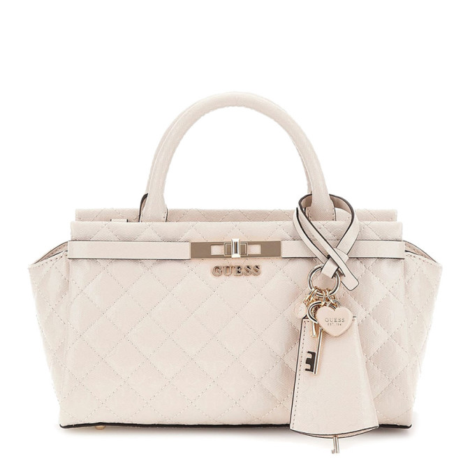 Guess Idra Clutch with Quilted Design and 4G Stone Logo