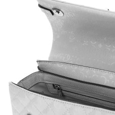 Guess Idra Mini Sac A Main Matelassé Et Logo 4G Black