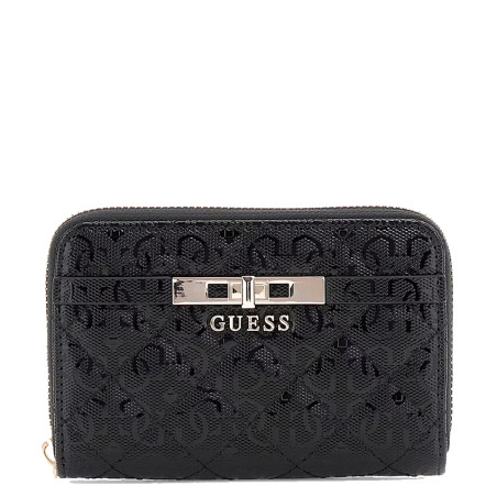 Guess Idra Portefeuille Zippé Black