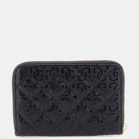 Guess Idra Zip Wallet Black
