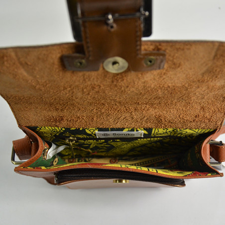 Soruka Eleanor Sac Porté Travers Camel ouvert