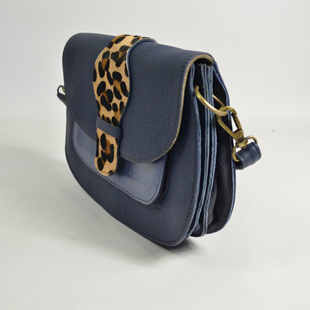 Soruka Violet La Besace Bleu cote