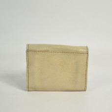 Soruka Piper Coin Purse Leather Cream Pearl