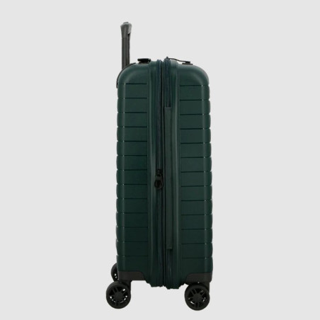 Jump Striper Valise 55cm 4 Roues Extensible Vert Sapin côté