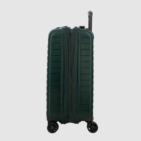 Jump Striper Valise 55cm 4 Roues Extensible Vert Sapin extensible