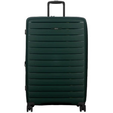 Jump Striper 77cm 4-Wheel Expandable Suitcase Pine Green