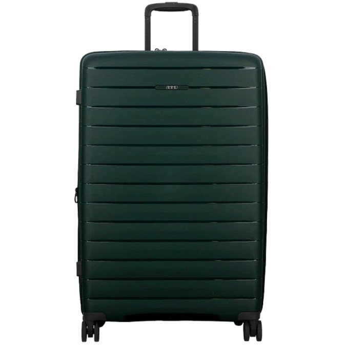 Jump Striper 77cm 4-Wheel Expandable Suitcase Pine Green