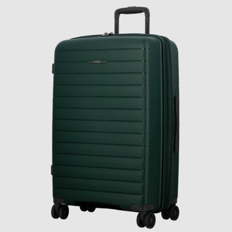 Jump Striper 77cm 4-Wheel Expandable Suitcase Pine Green