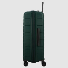 Jump Striper Valise 77cm 4 Roues Extensible Vert Sapin profil