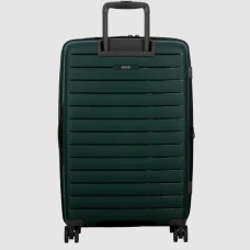 Jump Striper Valise 77cm 4 Roues Extensible Vert Sapin dos