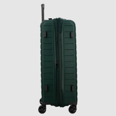 Jump Striper Valise 77cm 4 Roues Extensible Vert Sapin côté