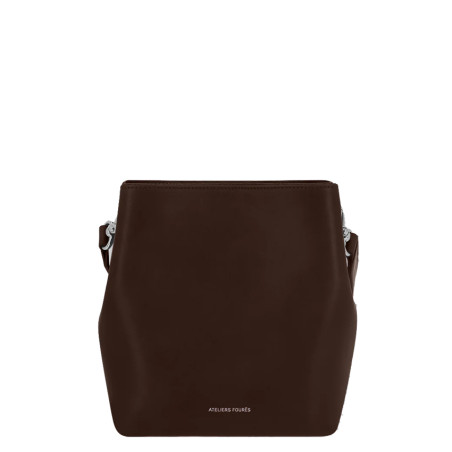 Ateliers Fourès Alceste Mini Sac Seau Bandoulière H600 Café