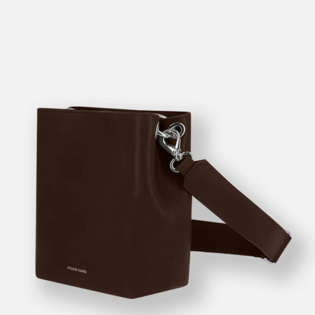 Ateliers Fourès Alceste Mini Sac Seau Bandoulière H600 Café côté