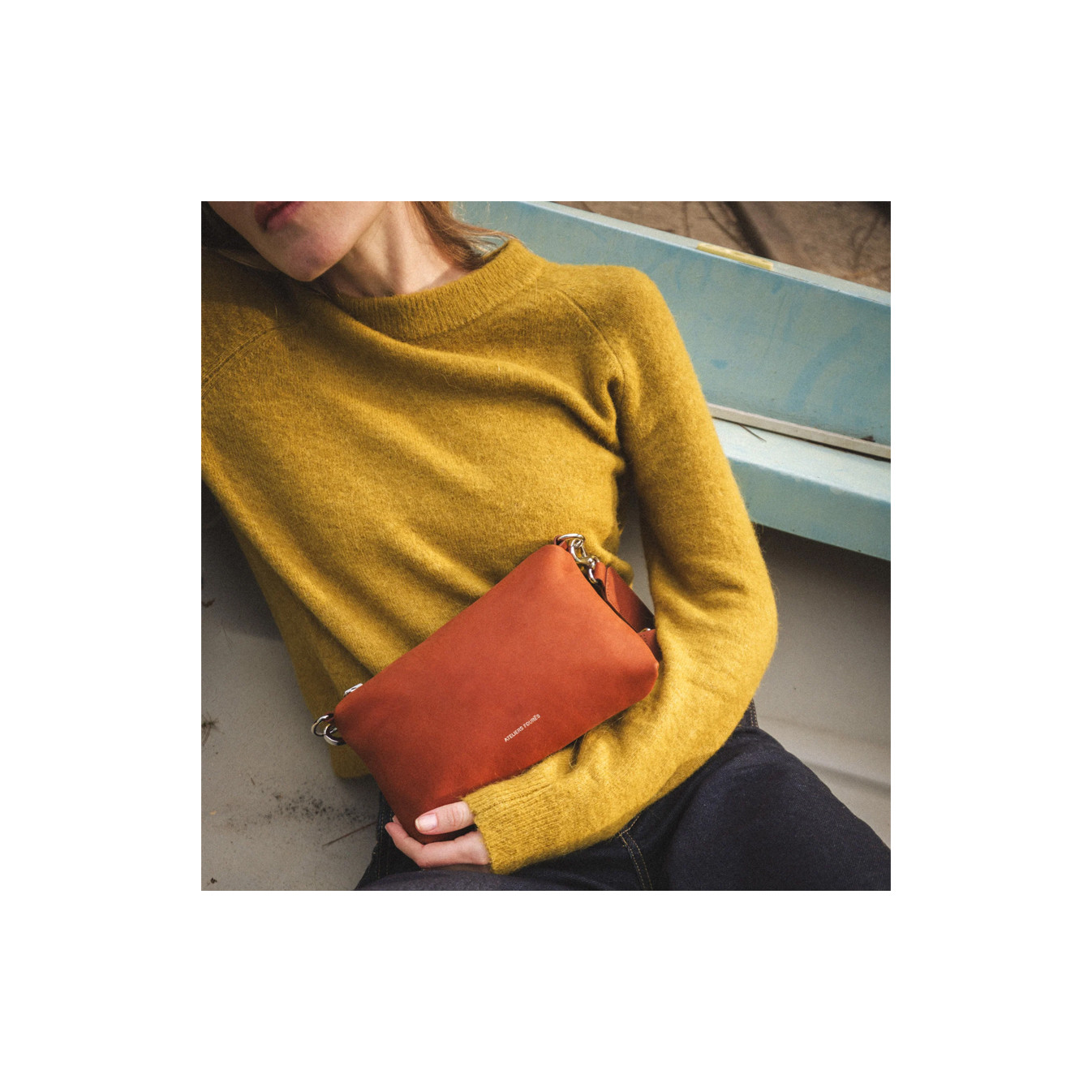 Fourès Workshops Baroudeuse Crossbody Bag B109 Tawny