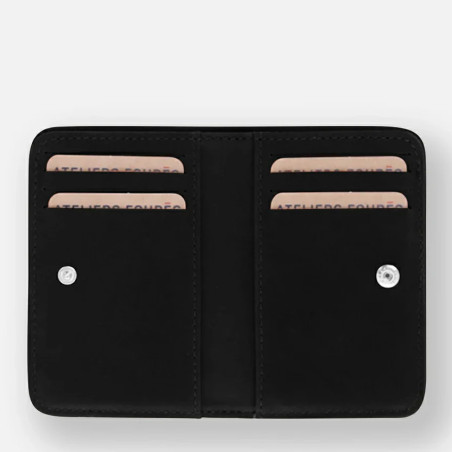Ateliers Fourès Baroudeuse Card Holder Astrée 9 Slots B19X Black