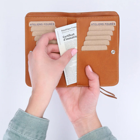 Ateliers Fourès Baroudeuse All-in-One Wallet Néréides B63 Lionne