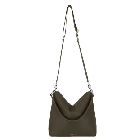 Ateliers Fourès Iliade Zippered Bucket Bag I426 Khaki