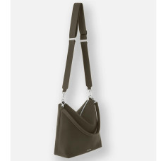 Ateliers Fourès Iliade Zippered Bucket Bag I426 Khaki