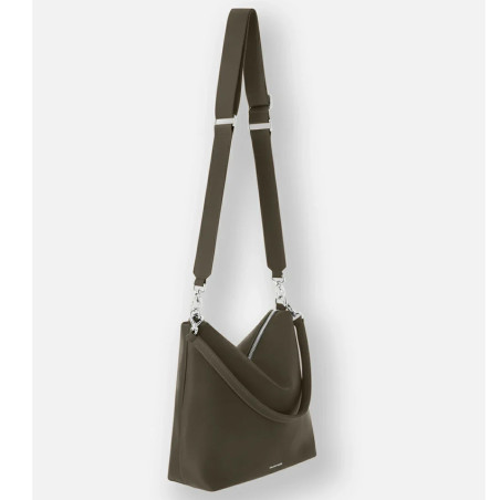 Ateliers Fourès Iliade Zippered Bucket Bag I426 Khaki