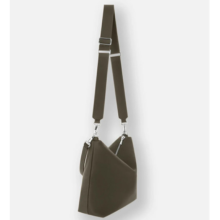Ateliers Fourès Iliade Zippered Bucket Bag I426 Khaki