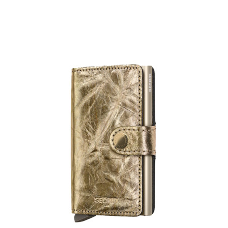 Secrid Miniwallet Crunch Card Holder Gold