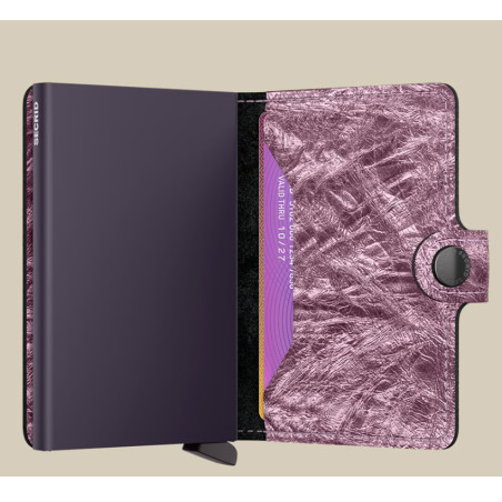Secrid Miniwallet Crunch Card Holder Pink