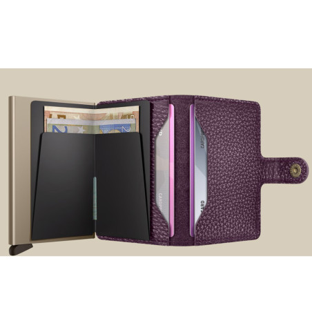 Secrid Miniwallet Pebble Cardholder Grape