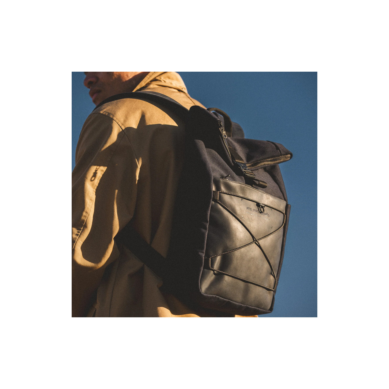 Ateliers Fourès Aristote Laced Backpack R475 Midnight