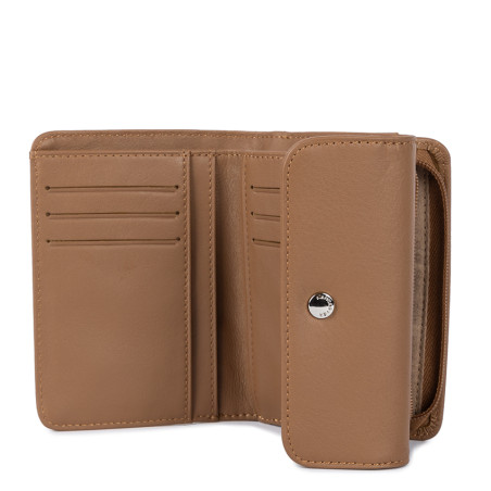 Lancaster Soft PM Back-to-Back Wallet 176-002 Camel