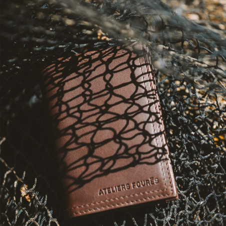 Ateliers Fourès Platon Mini Wallet H21 Coffee