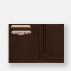 Ateliers Fourès Platon Mini Wallet H21 Coffee