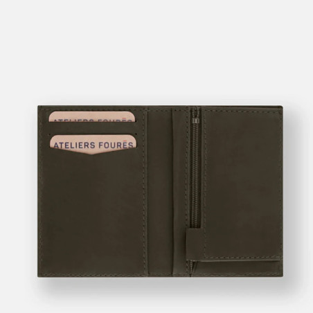 Ateliers Fourès Platon Mini Wallet H21 Maquis