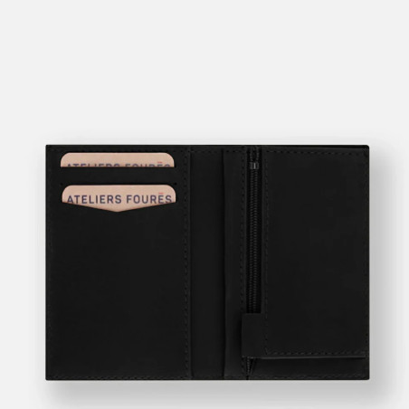 Ateliers Fourès Platon Mini Wallet H21 Black