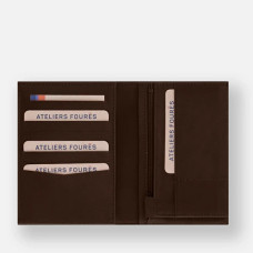 Ateliers Fourès Platon Grand Wallet H66 Coffee