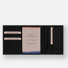 Ateliers Fourès Platon Grand Wallet H66 Black