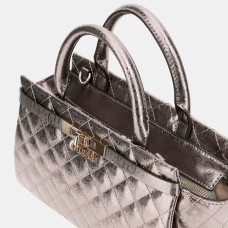 Guess Idra Clutch with Quilted Design and 4G Pewter Logo