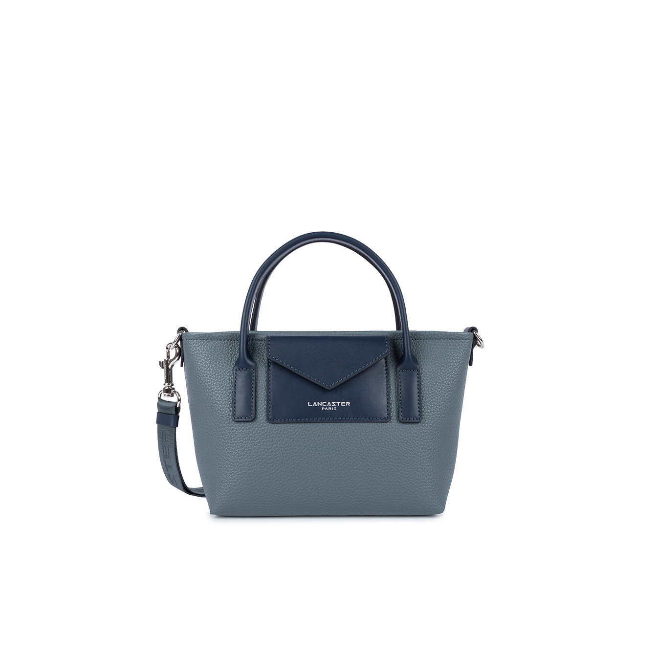 Lancaster Maya Double Kba Sac A Main 517-101 Bleu Givre
