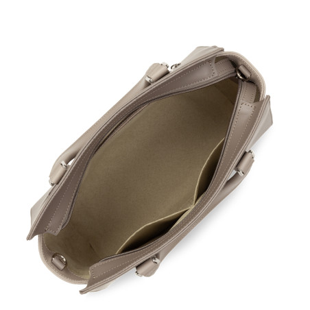 Lancaster Constance Handbag 437-03 Taupe Galet