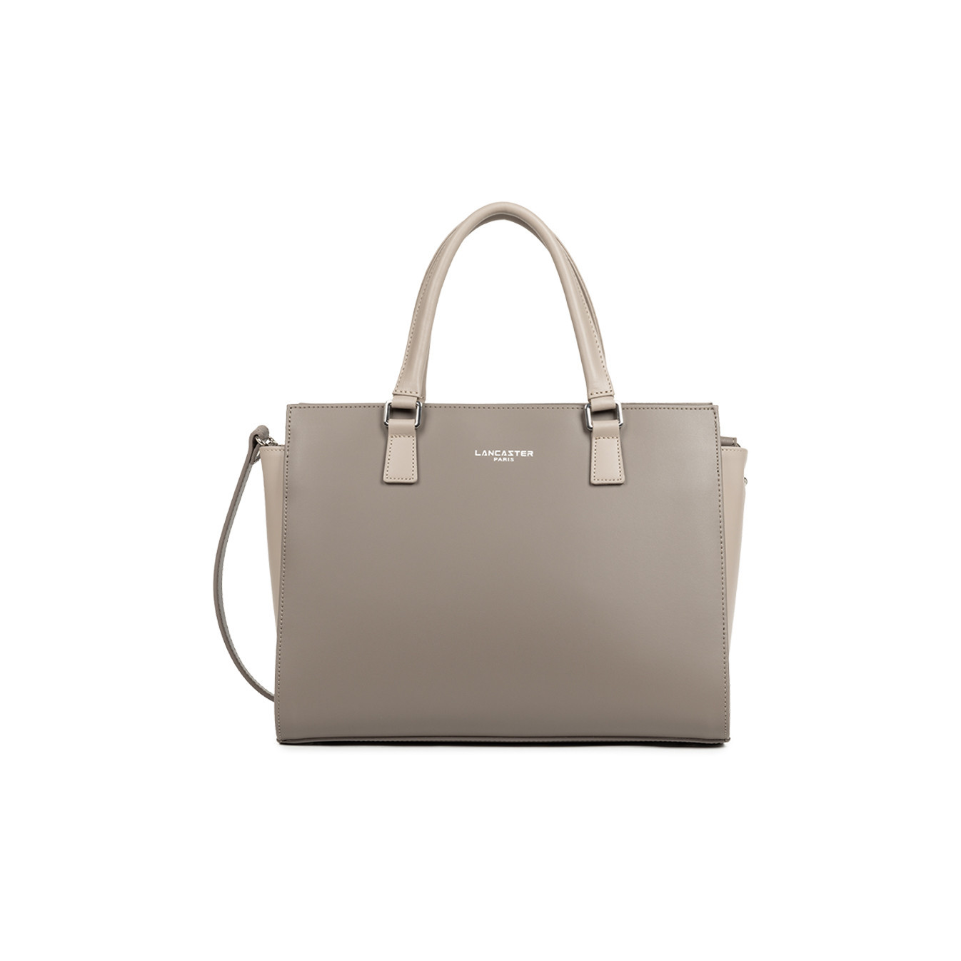 Lancaster Smooth Handbag 437-04 Taupe Galet