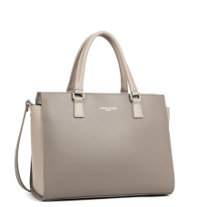 Lancaster Smooth Handbag 437-04 Taupe Galet
