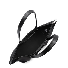 Lancaster Smart Kba Large Shoulder Tote Bag 516-72 Black