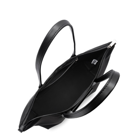 Lancaster Smart Kba Grand Sac Cabas Porté Épaule 516-72 Noir ouvert