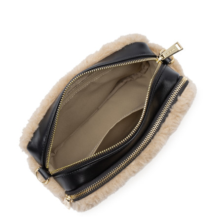 Lancaster Moumoute Trotter Bag 518-022 Beige Black