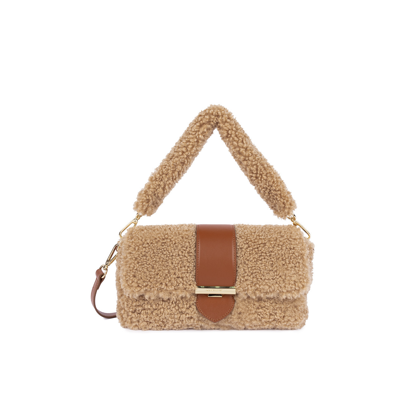 Lancaster Moumoute Sac Baguette 518-023 Cognac