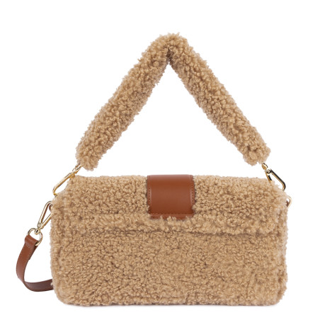 Lancaster Moumoute Sac Baguette 518-023 Cognac dos