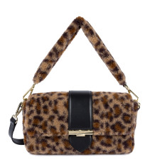 Lancaster Moumoute Bag Bag 518-023 Black Leopard