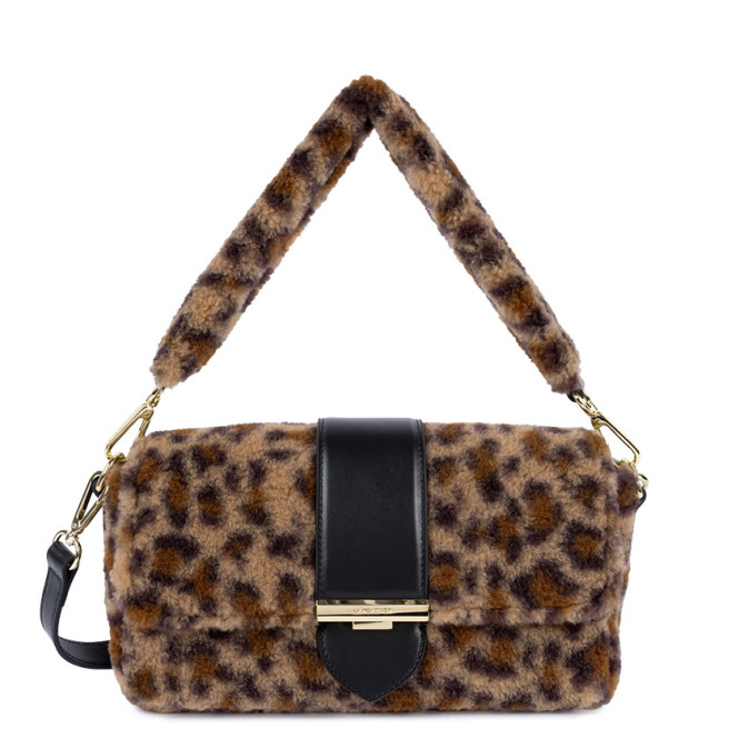 Lancaster Moumoute Bag Bag 518-023 Black Leopard
